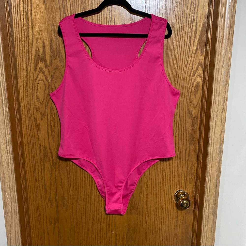 Plus size Scoop Neck Tank Bodysuit - Picture 3 of 5